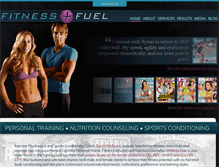 Tablet Screenshot of fitnessandfuel-la.com